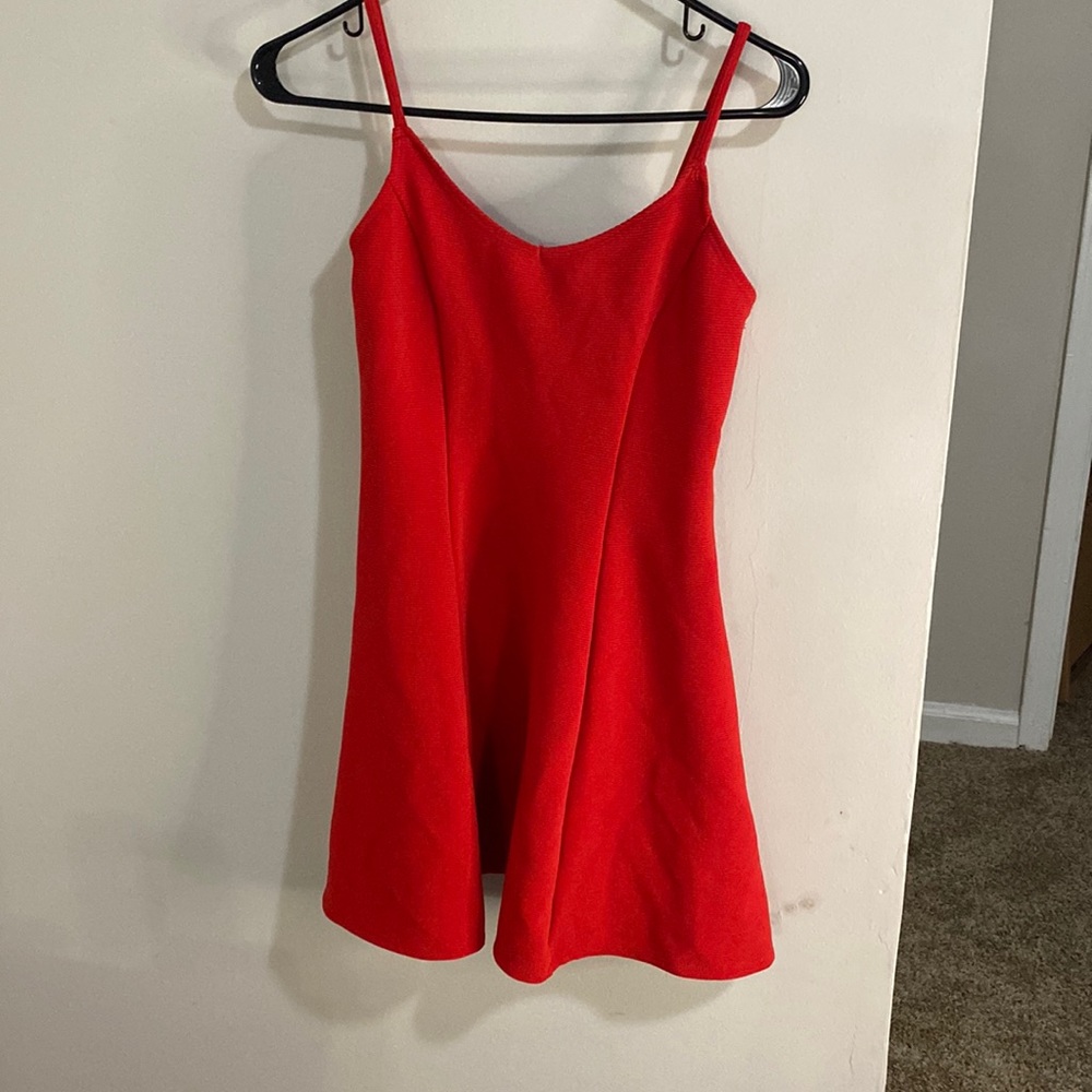 Sexy red dress
